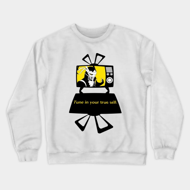 Persona 4, Izanagi, Tune in your true self Crewneck Sweatshirt by gableye